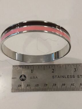 Vineyard Vines Pink And Black Bangle Bracelet...New